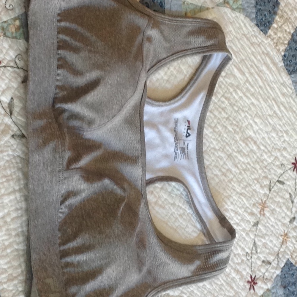 Grey Sports Bra XL